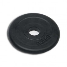 KOTOUČ POGUMOVANÝ 30mm/0,5kg - černý