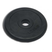 KOTOUČ POGUMOVANÝ 30mm/1,25kg - černý