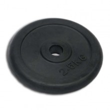 KOTOUČ POGUMOVANÝ 30mm/2,5kg - černý