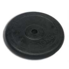 KOTOUČ POGUMOVANÝ 30mm/10kg - černý