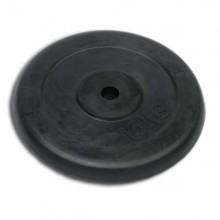 KOTOUČ POGUMOVANÝ 30mm/15kg - černý