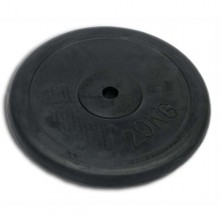KOTOUČ POGUMOVANÝ 30mm/20kg - černý