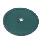 KOTOUČ OLYMPIJSKÝ POGUMOVANÝ 50mm/15kg - zelený