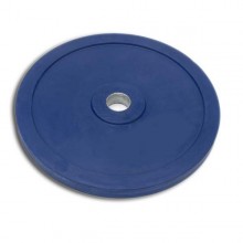 KOTOUČ OLYMPIJSKÝ POGUMOVANÝ 50mm/20kg - modrý