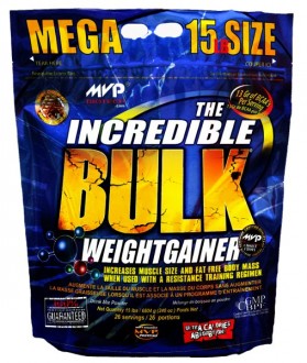 THE INCREDIBLE BULK WEIGHTGAINER 15lbs (6,8kg)