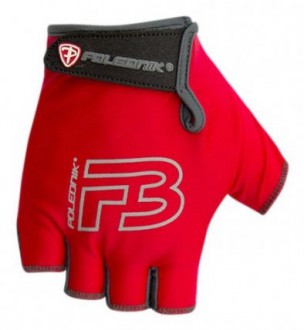 Cyklistické rukavice Polednik F3 červené