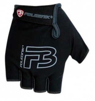 Cyklistické rukavice Polednik F3 černé