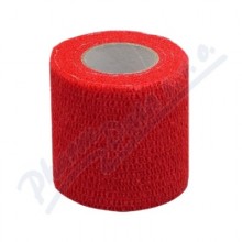 Autoadhezivní bandáž MEDICALFOX 5cm x 4,5m - červená
