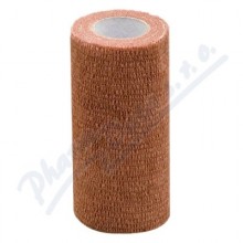 Autoadhezivní bandáž MEDICALFOX 10cm x 4,5m - hnědá