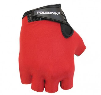 Cyklistické rukavice Polednik Basic 2015 červené