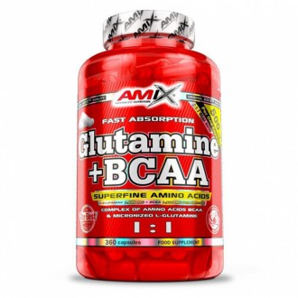 Amix Glutamine + BCAA 360 cps