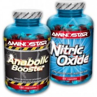 Aminostar Anabolic Booster XXL 148cps + Nitric Oxide 120cps ZDARMA
