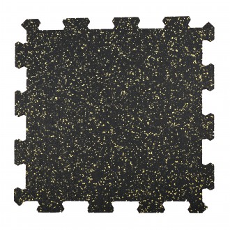 Sportovní podlaha Puzzle 16 mm, 50 x 50 cm - barevný vsyp 40%