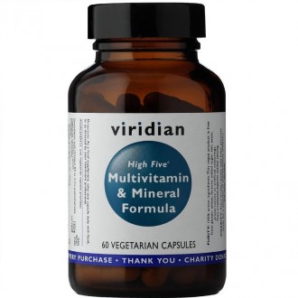 Viridian High Five Multivitamin & Mineral Formula 60 cps