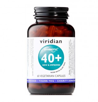 Viridian Synbiotic 40+ 60 cps