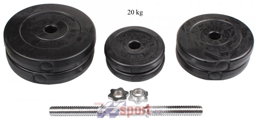 Nakládací vinylová činka 2x20 kg