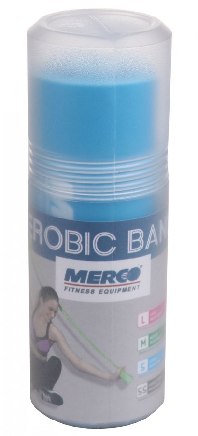 Merco Aerobic Band posilovací guma modrá