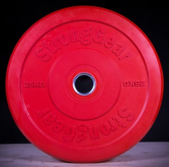Závaží StrongGear Bumper Plate barevné 20 kg