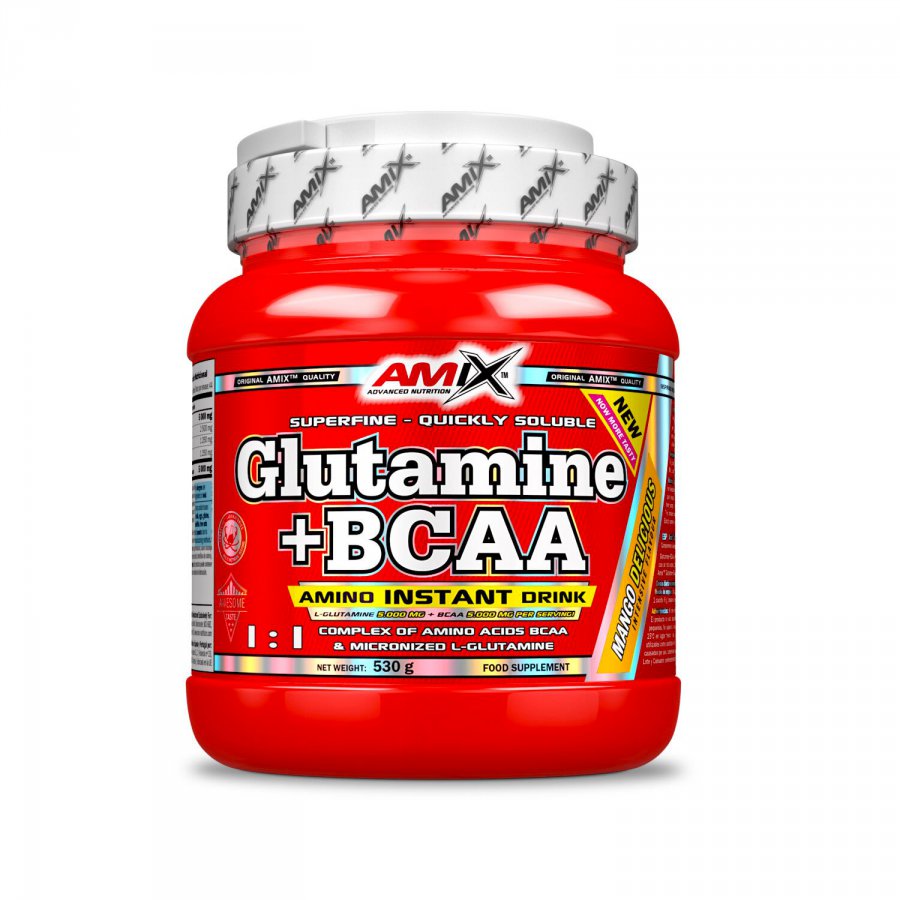 Amix Nutrition Amix Glutamine + BCAA Powder 530 g - pomeranč
