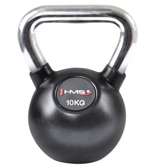 Kettlebell s chromovou rukojetí HMS 10 kg