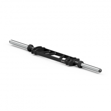 Obouruční olympijská osa s šikmými úchopy 165 cm