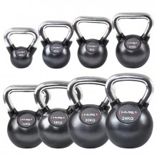 Kettlebell s chromovou rukojetí HMS 4 kg