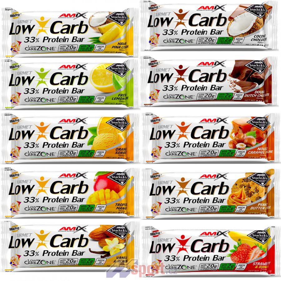 Amix Low Carb 33% Protein Bar 60 g