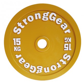Závodní ocelový kotouč StrongGear 15 kg