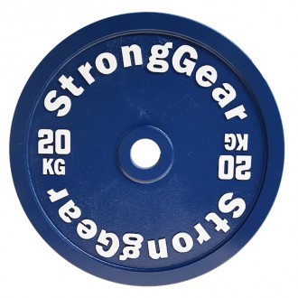 Závodní ocelový kotouč StrongGear 20 kg