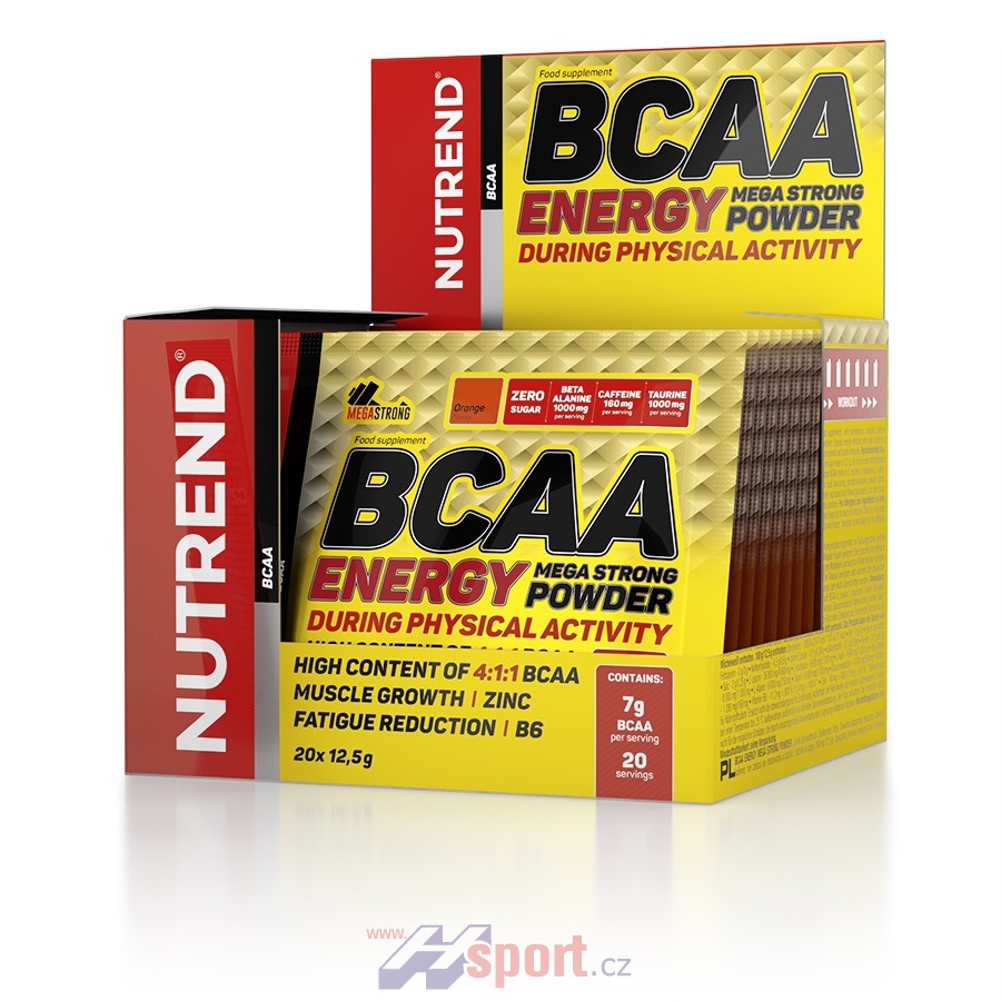 Nutrend BCAA Energy Mega Strong Powder 20x12,5 g