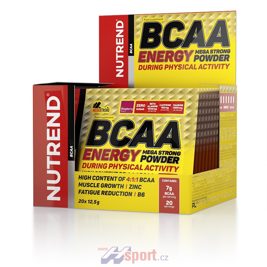 Nutrend BCAA Energy Mega Strong Powder 20x12,5 g