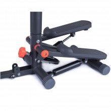 Mini stepper s rotanou Housefit Hermon šedý