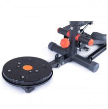 Mini stepper s rotanou Housefit Hermon šedý