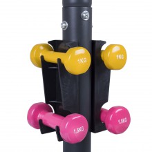 Mini stepper s rotanou Housefit Hermon šedý