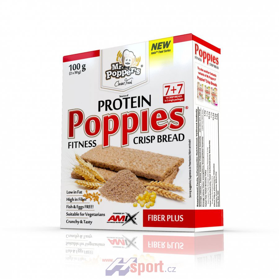 Amix Protein Crisp Bread Poppies 100 g