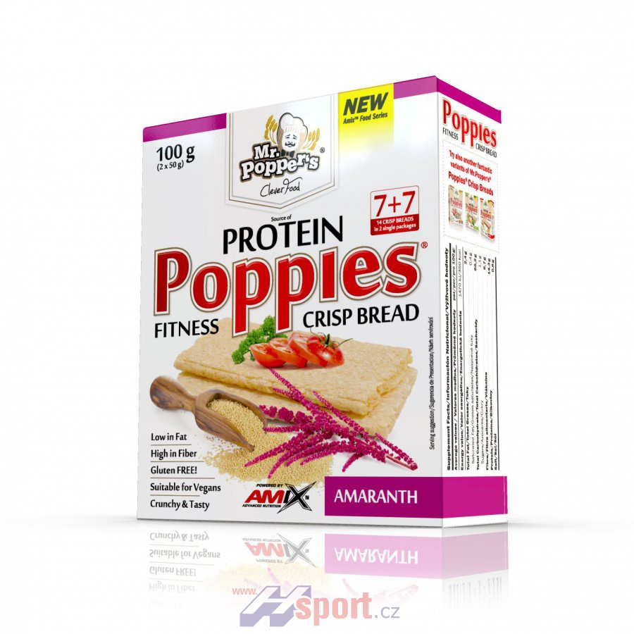 Amix Protein Crisp Bread Poppies 100 g