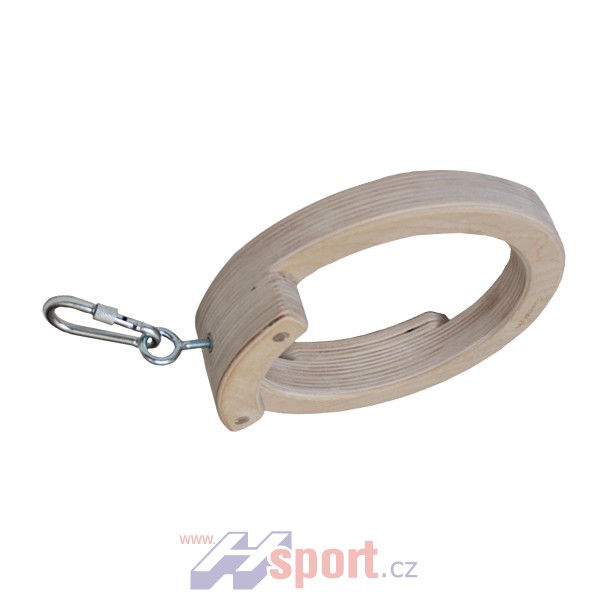 Gymnastické kruhy s popruhy Hsport Muscle Up