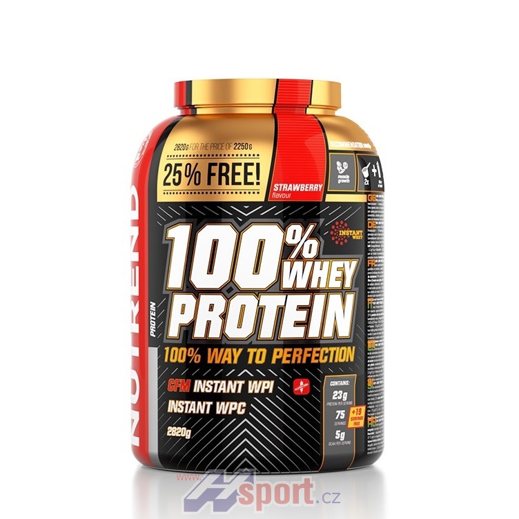 Nutrend 100% Whey Protein 2820 g + dárek zdarma