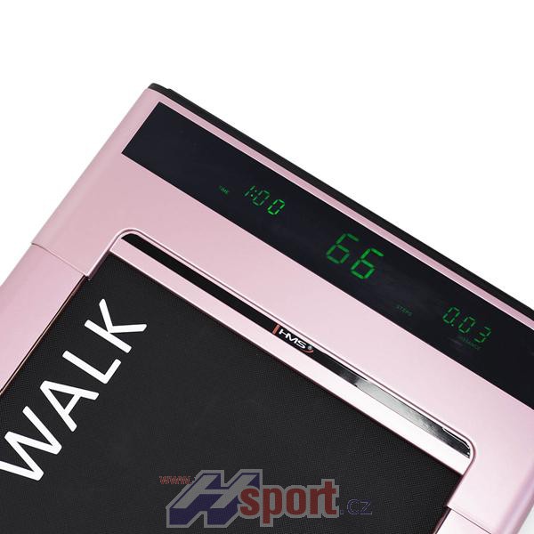 Elektrický běžecký trenažér HMS BE06 Sky Walk růžový