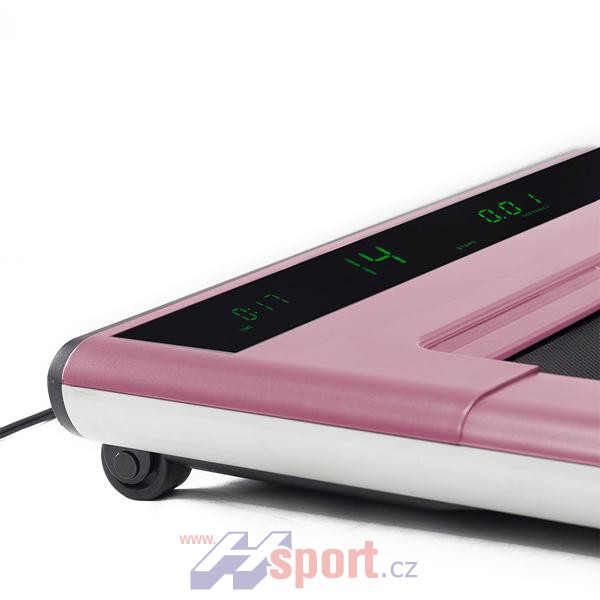 Elektrický běžecký trenažér HMS BE08 Sky Walk růžový