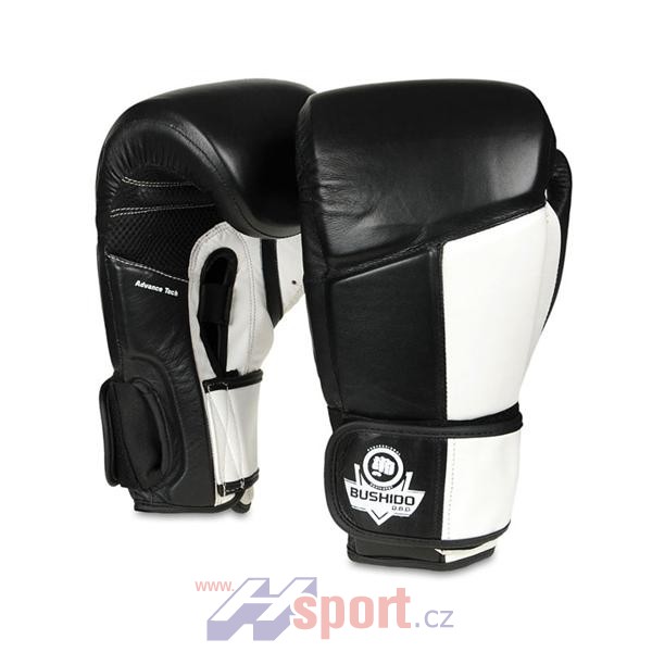 Boxerské rukavice DBX Bushido ARB-431 bílé, 12 oz