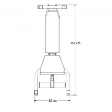 Nastavitelná posilovací lavice Body Craft F602