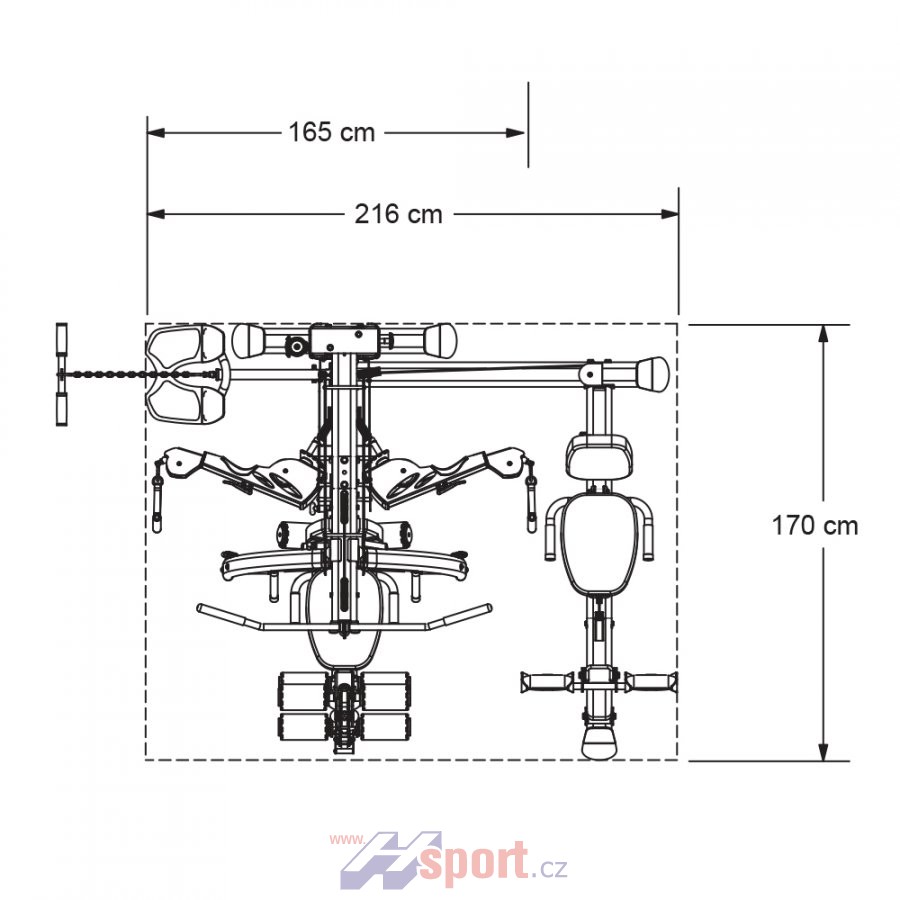 Volitelné příslušenství k Body Craft Elite - leg press