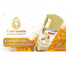 Nutrend Curcumin + Bioperin + Vitamín D 60 cps