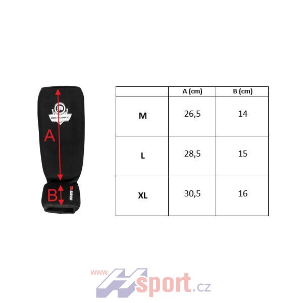 Chrániče holenní DBX Bushido ARP-2107, vel. L, černé