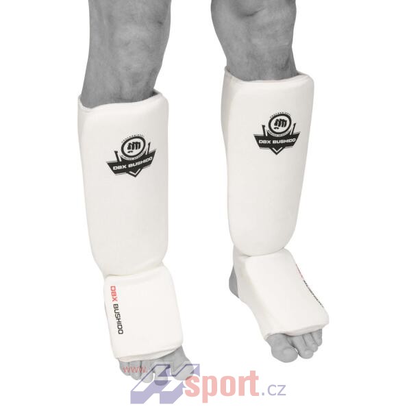 Chrániče holenní DBX Bushido ARP-2107, vel. L, bílé