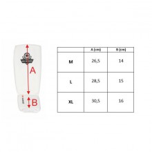 Chrániče holenní DBX Bushido ARP-2107, vel. XL, bílé