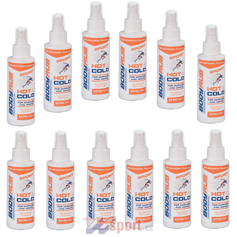 BodyRub Professional Sprej 12 ks 118 ml
