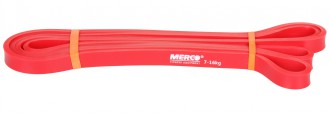 Force Band posilovací guma 208 x 1,3 cm červená