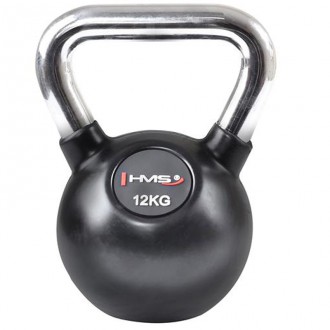 Kettlebell s chromovou rukojetí HMS 12 kg